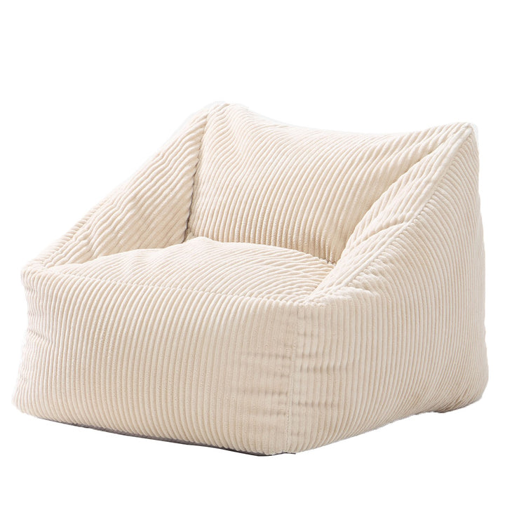 JON Beige Corduroy Stuepuf