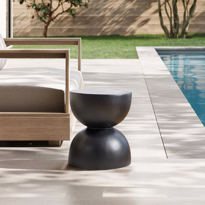 VEJEN sidebord i magnesit – Sort