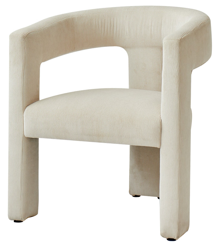 ARUSHA Beige fløjlsbøjlestol