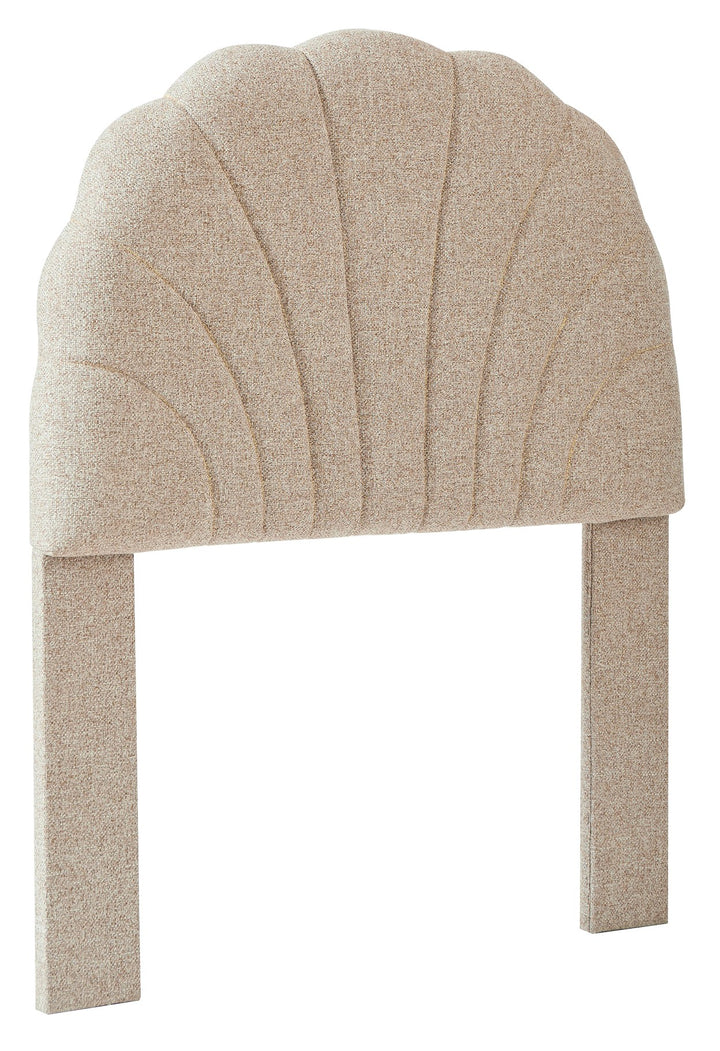 SUND Sengegavl i stof 90 cm beige
