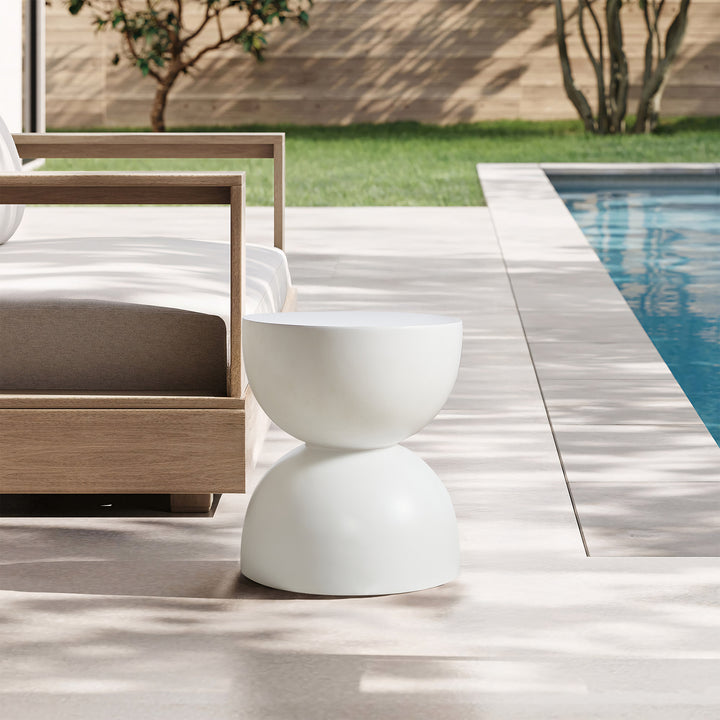 VEJEN sidebord i magnesit – Hvid