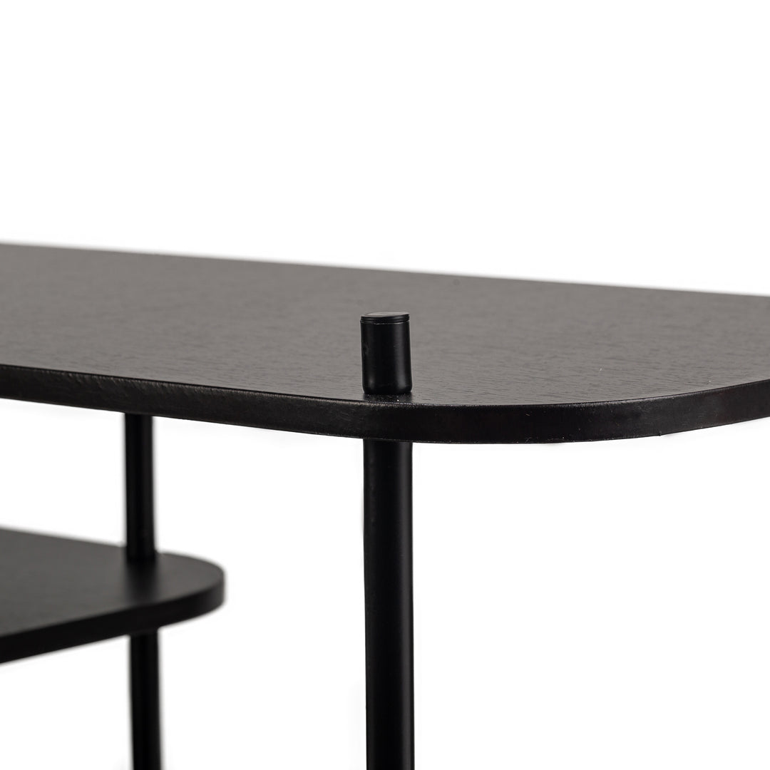 COLEMAN TV-bord i metal og sort træ