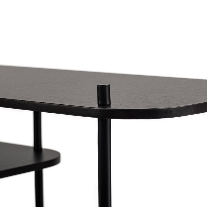 COLEMAN TV-bord i metal og sort træ