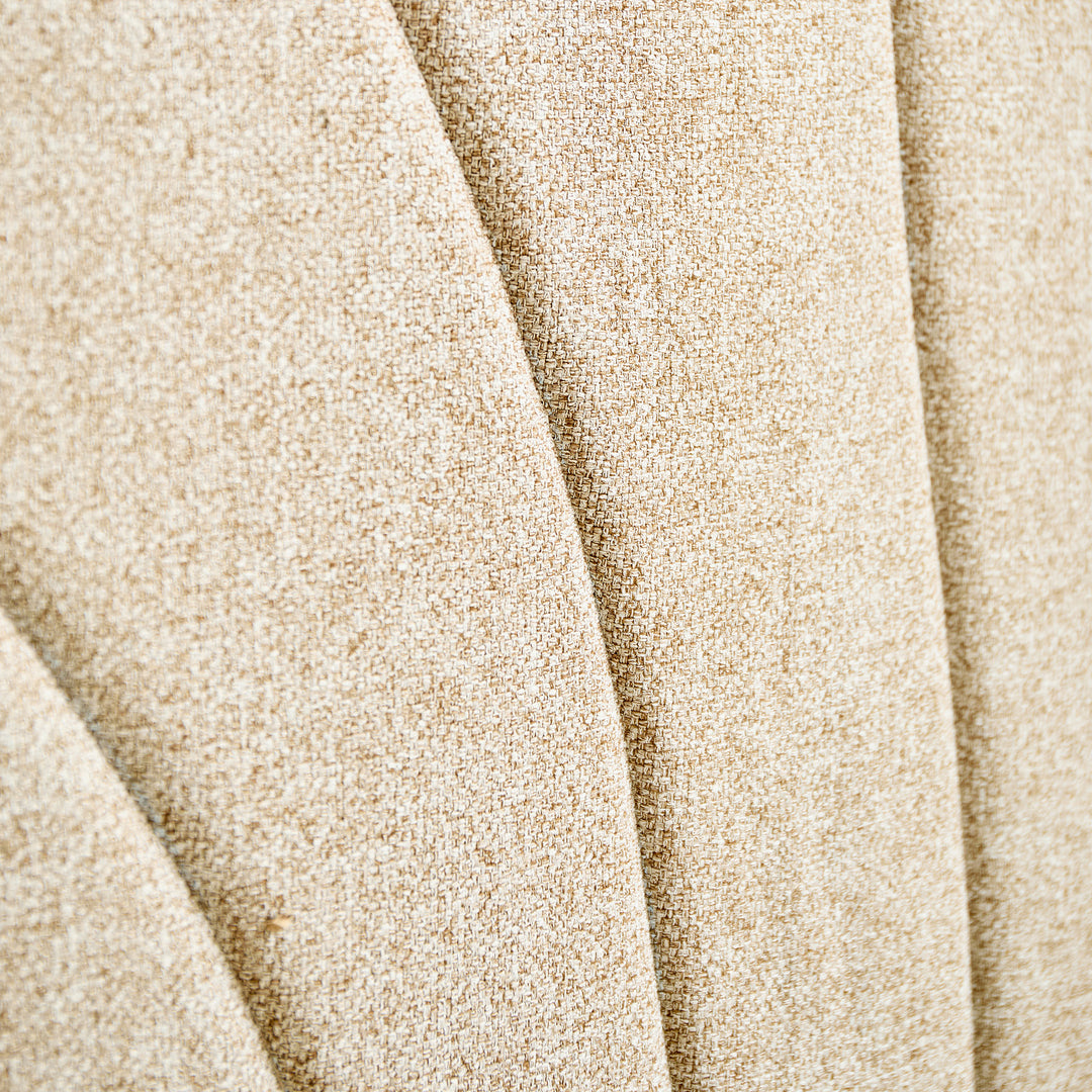 SUND Sengegavl i stof 140 cm beige