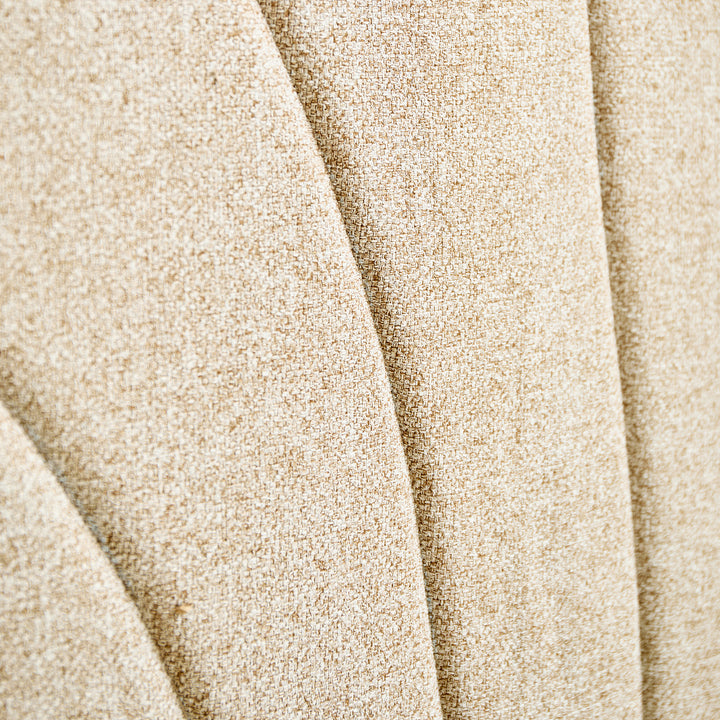 SUND Sengegavl i stof 140 cm beige