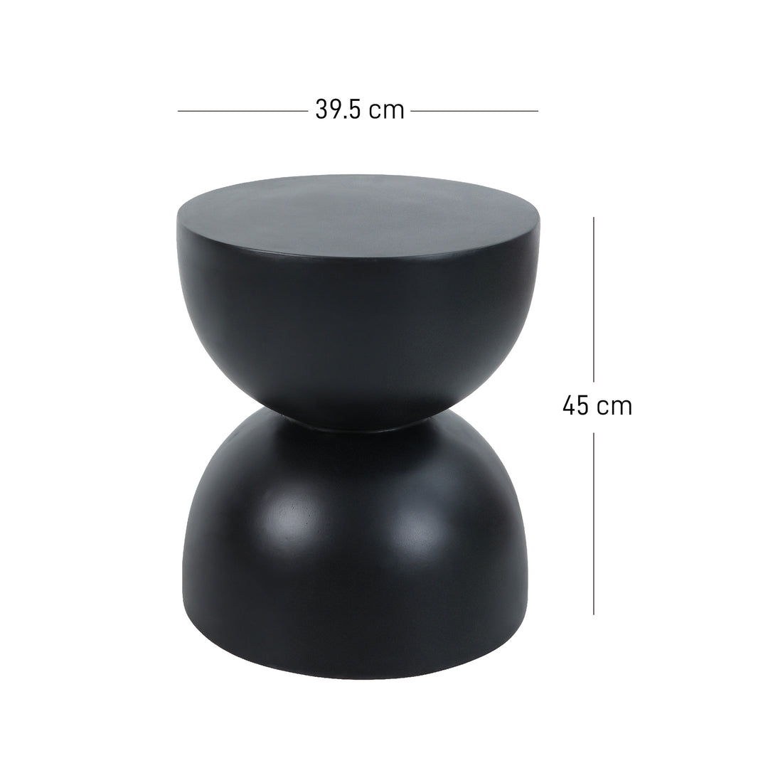 VEJEN sidebord i magnesit – Sort