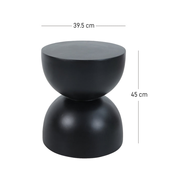 VEJEN sidebord i magnesit – Sort