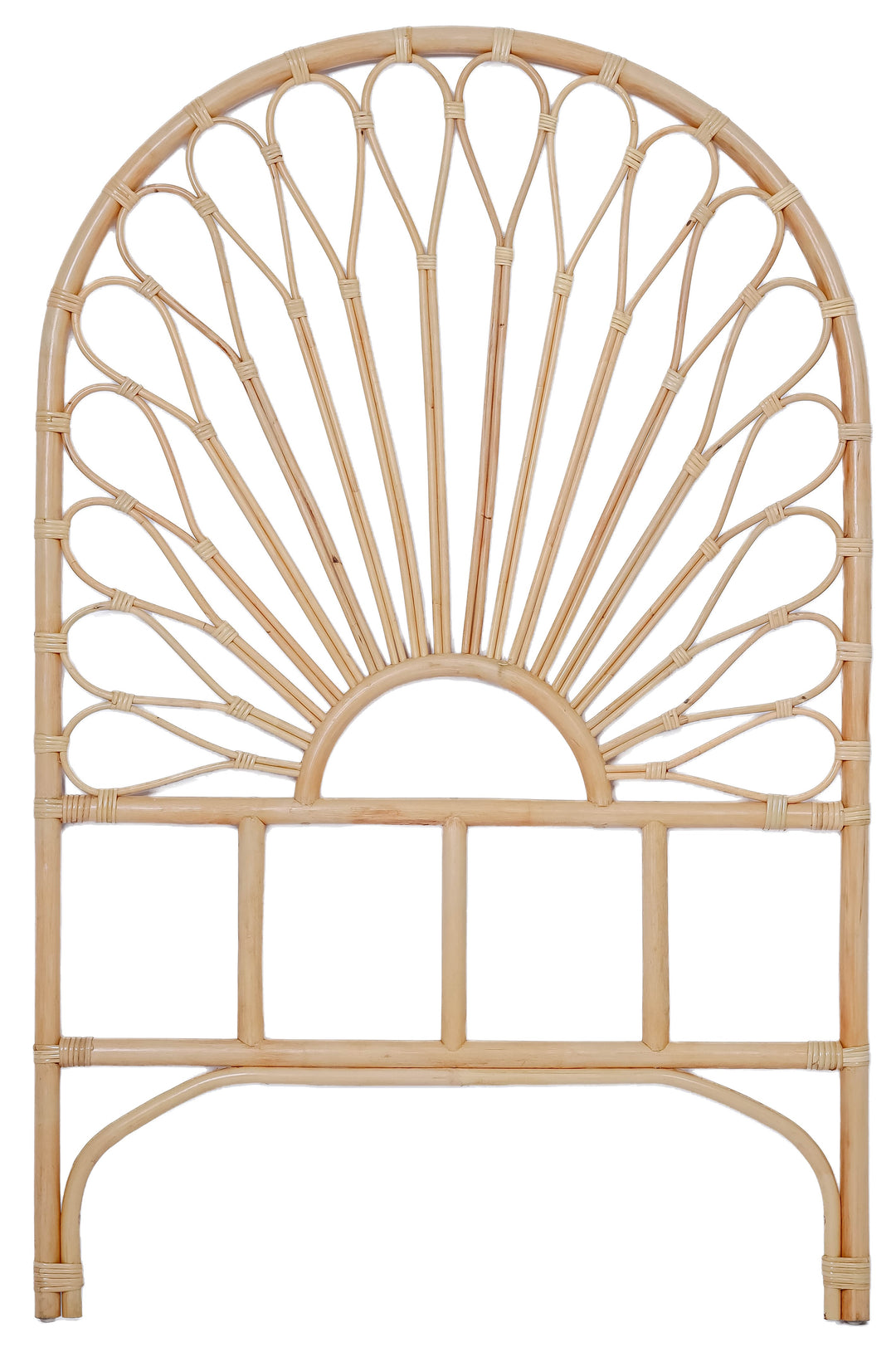 BACAN90 Sengegavl i Naturlig Rattan