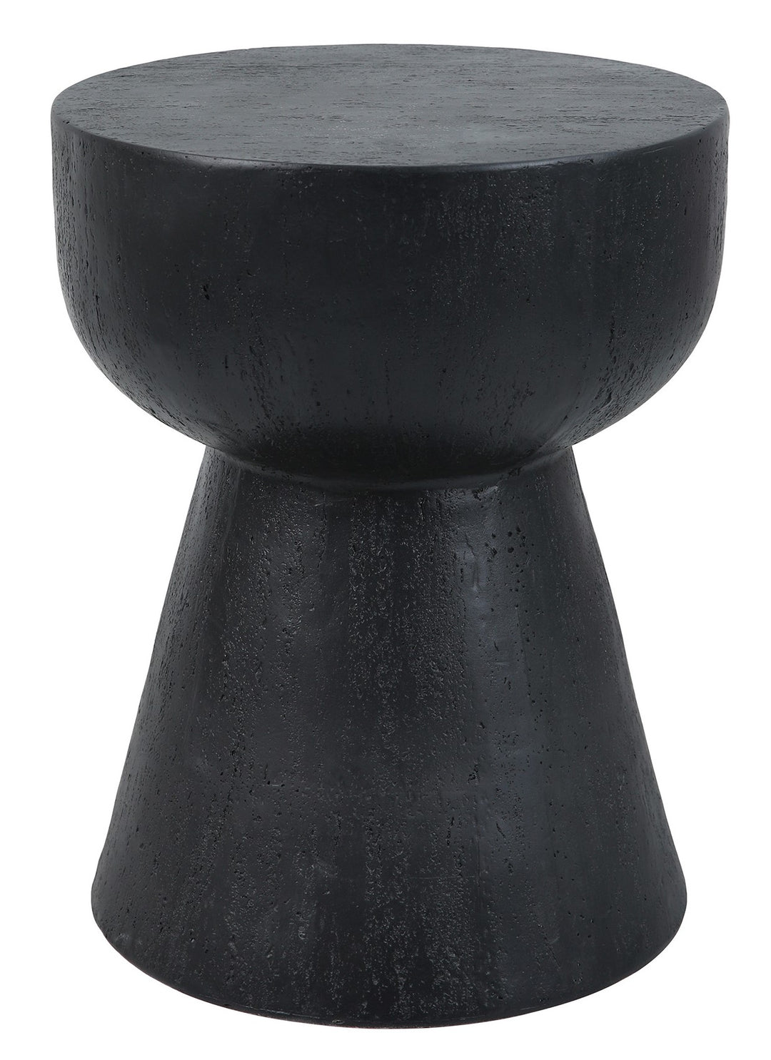 SORSELE Industrielt sidebord i sort metal