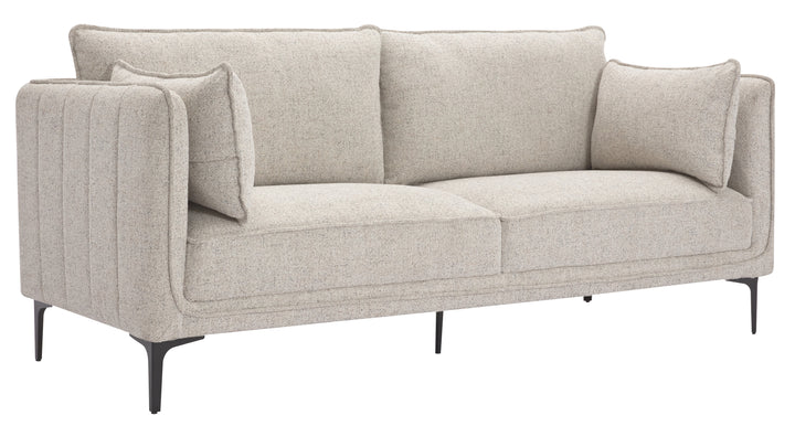 NUUK 3-personers grå sofa
