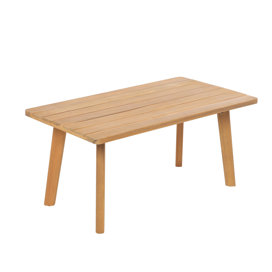 TEMUCO havemøbelsæt – naturlig rattan og rosa tekstil