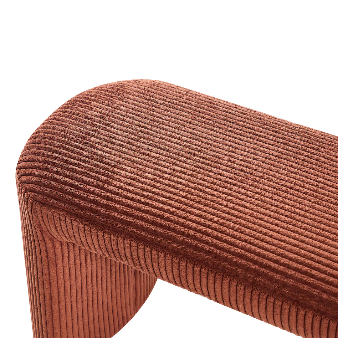 RIGA Terracotta Corduroy Bænk