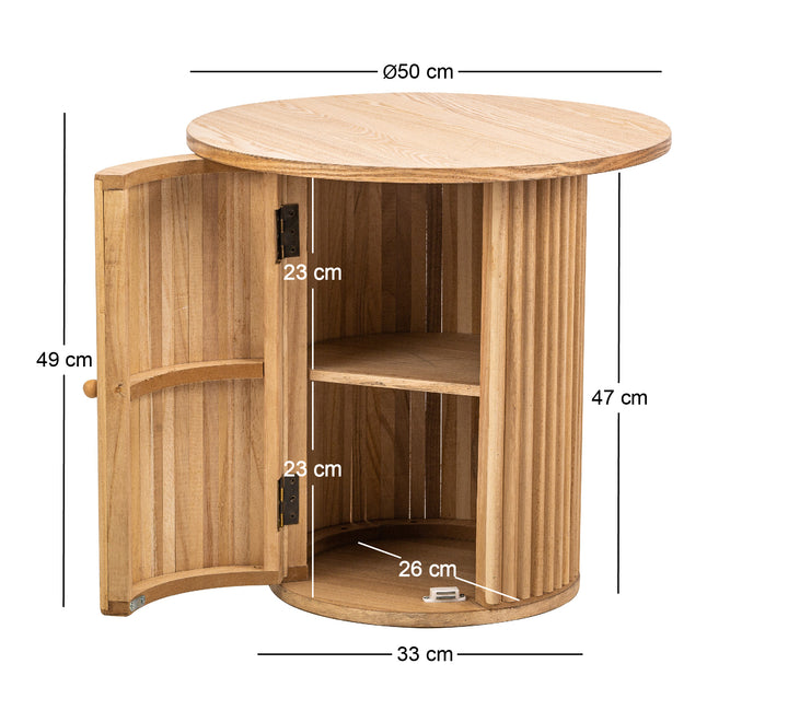 TRINIDAD sidebord i fyrretræ – moderne design med naturlig varme