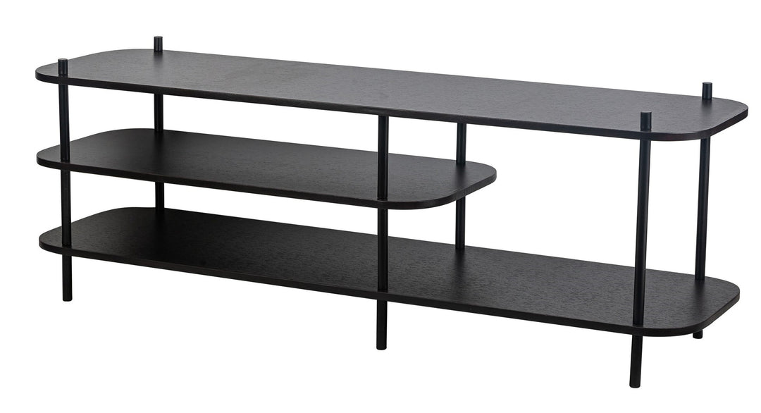 COLEMAN TV-bord i metal og sort træ