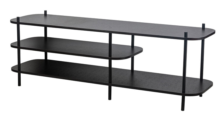 COLEMAN TV-bord i metal og sort træ