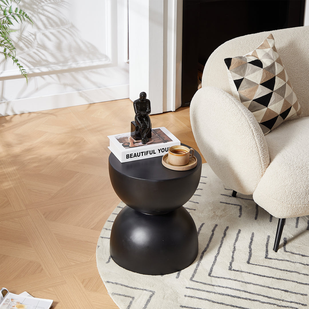 VEJEN sidebord i magnesit – Sort