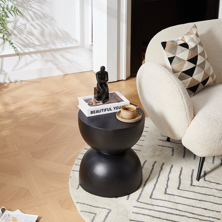 VEJEN sidebord i magnesit – Sort