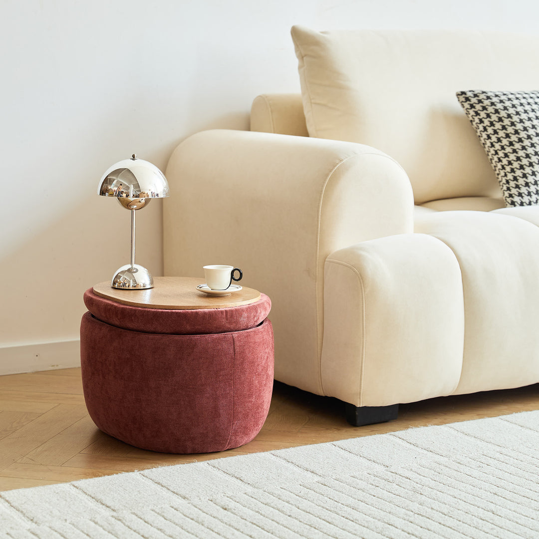 VASA puf med opbevaring – Hvid