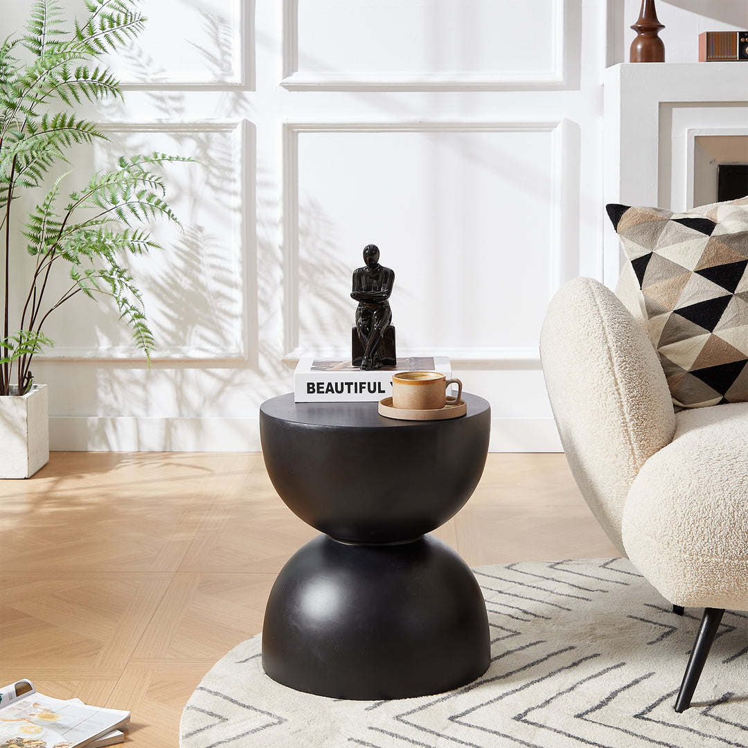 VEJEN sidebord i magnesit – Sort