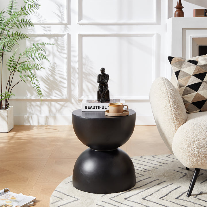 VEJEN sidebord i magnesit – Sort