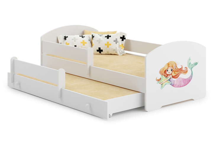 Dobbeltseng Luk 160x80 - Havfrue