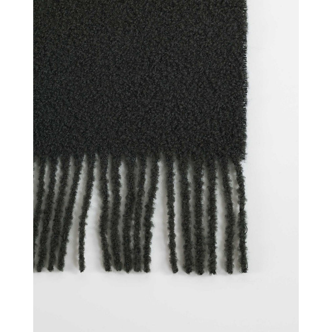 Uld bouclé-tæppe PARIS sumpgrøn 