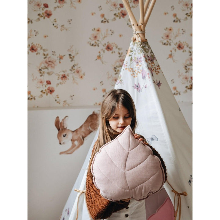 "Powder Pink" linned bladpude
