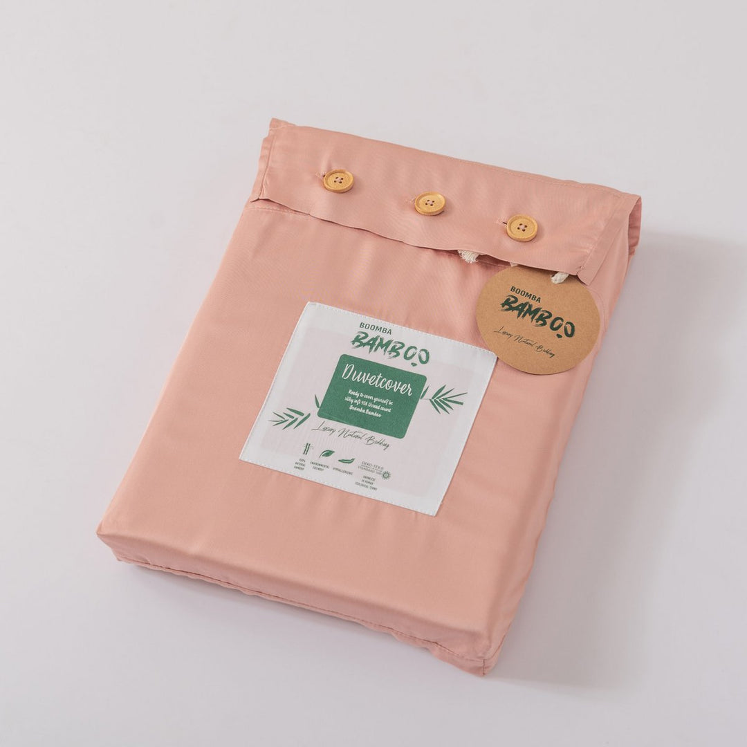 Pink bambus dynebetræk Premium - 400TC Tanboocel - 100% bambus - Cuddle Pink