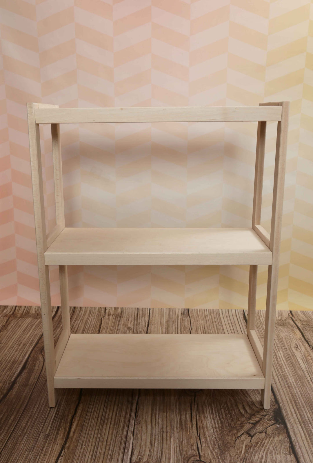 Reol i bøgetræ STRONG, 3 hylder, 93 × 70 × 33 cm