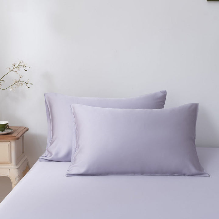 Lilac Bambus Sengesæt 2-personers - 400TC Tanboocel - Lavendel Mist
