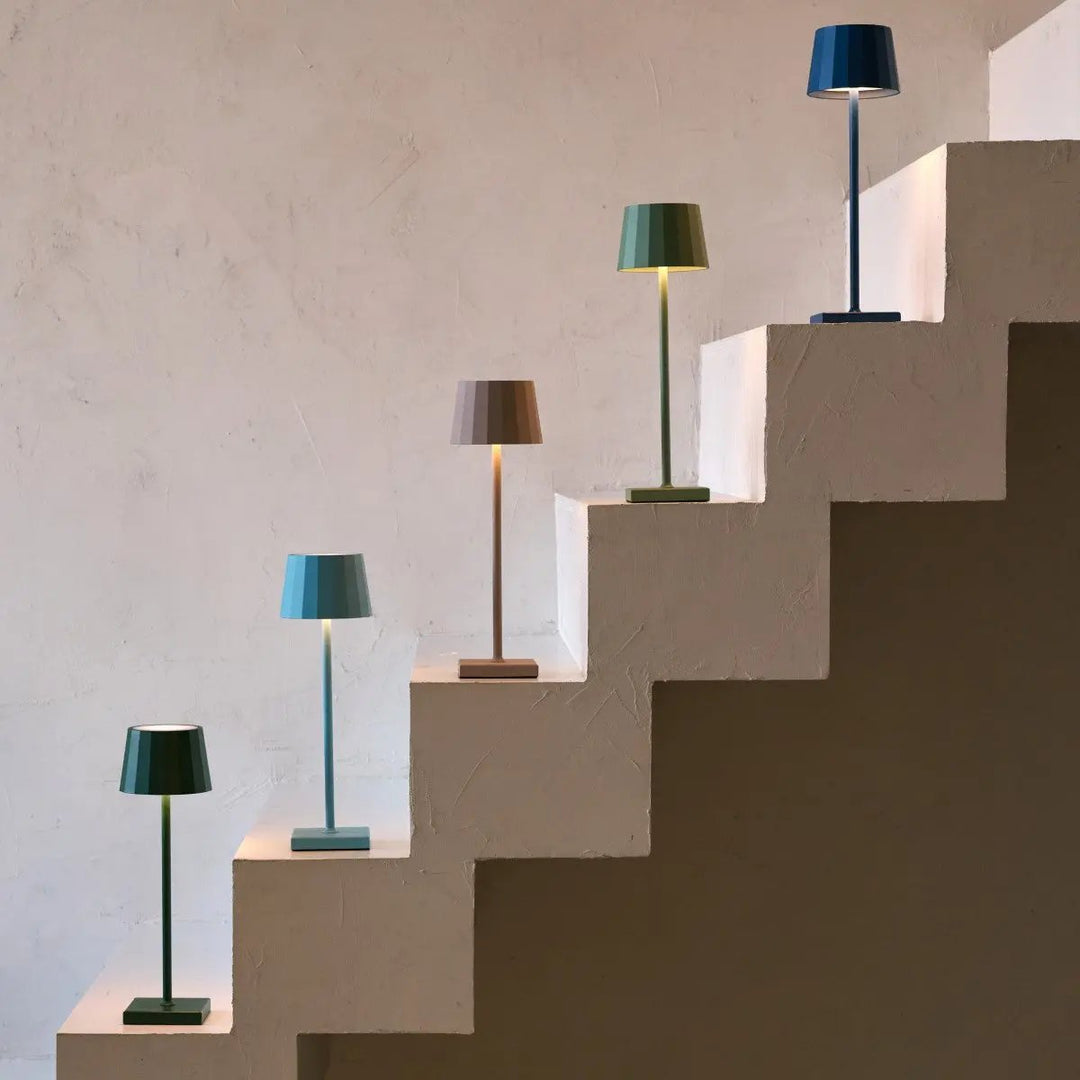 Milou Mocha Brown genopladelig bordlampe