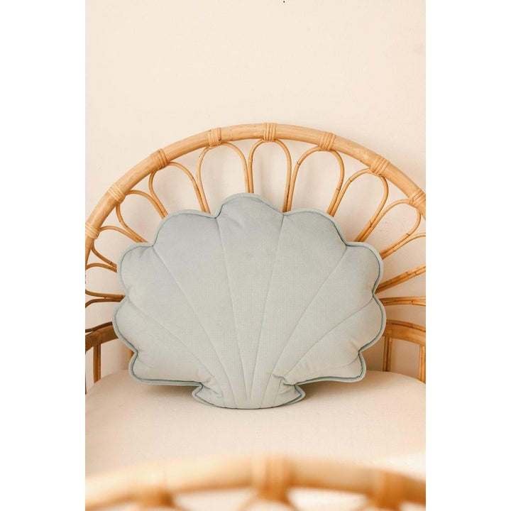"Powder Mint" Velvet Shell Pude