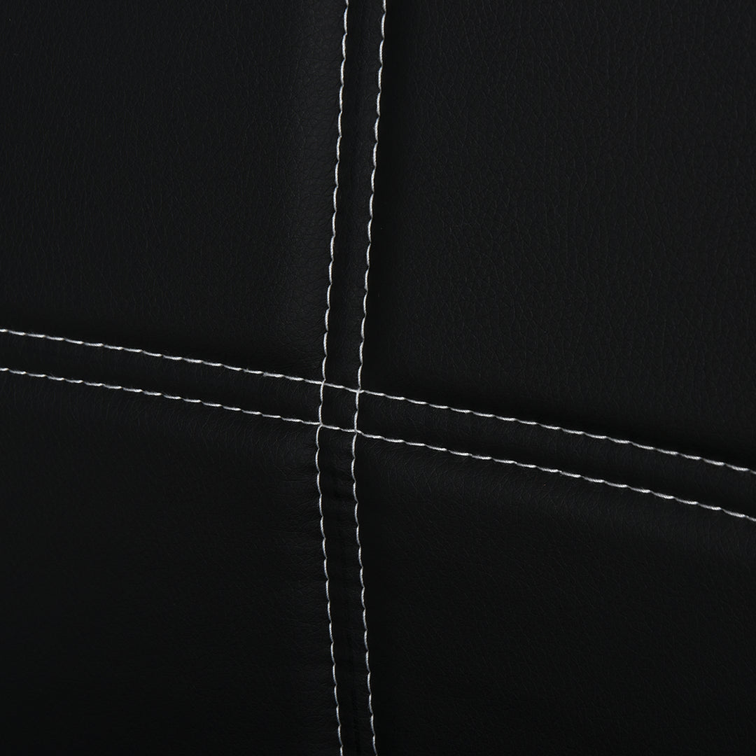 Spisesæt spisebord med 2 stole pladsbesparende spisegruppe sort