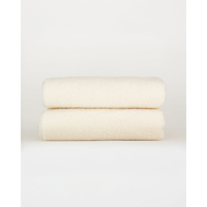 Uldbouclé uldtæppe Paris White