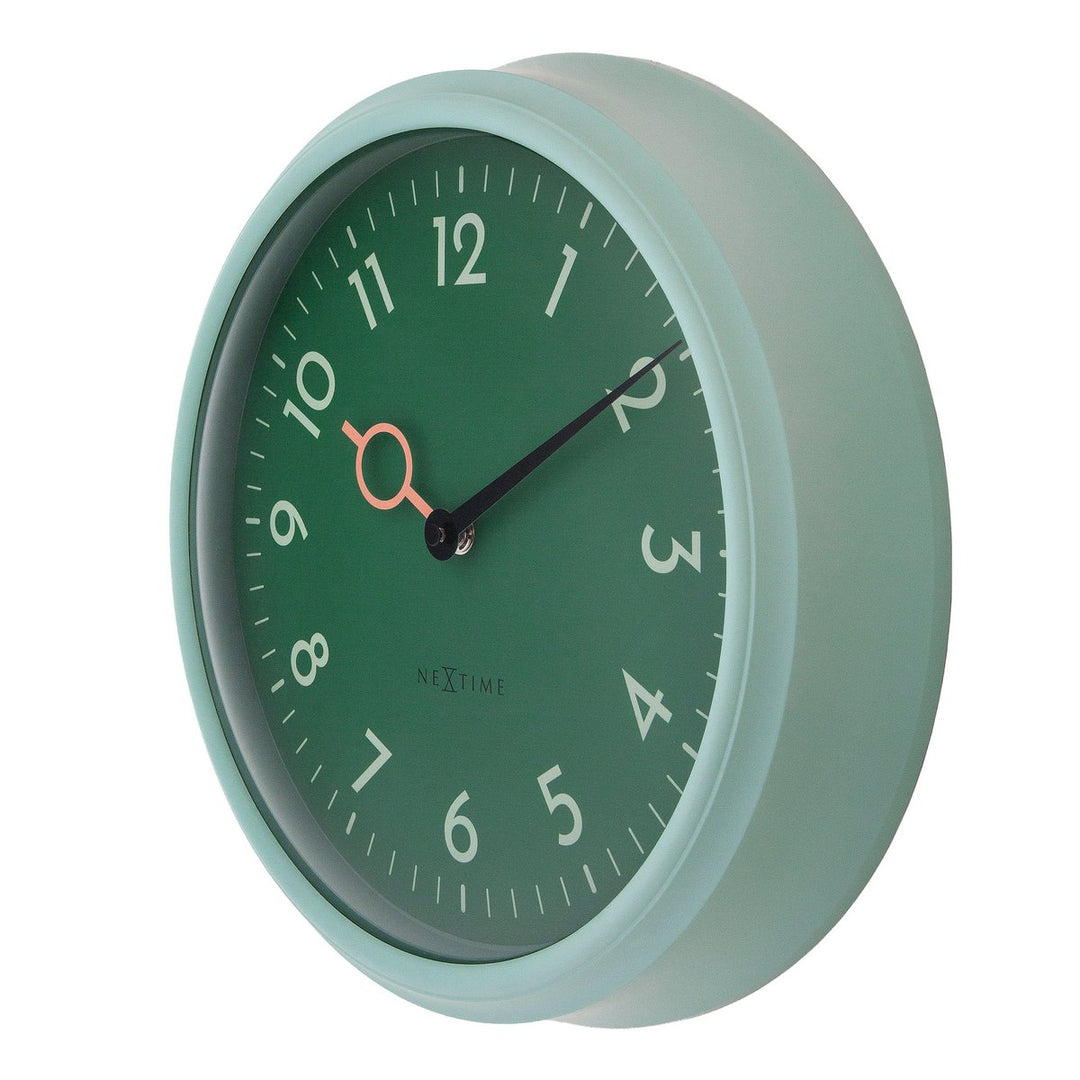 Vægur 30,5 cm-Silent-ABS-NeXtime 'Golden Hour Wall'
