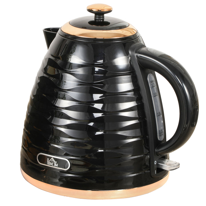 Elkedel, 1,7 l, 2,2 kW, hurtigkogningsfunktion med aftageligt, vaskbart antikalkfilter