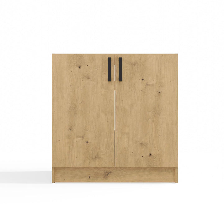 Underskab til vask, Bredde: 80 cm Dybde: 45,5 cm Højde: 82 cm, naturfarvet