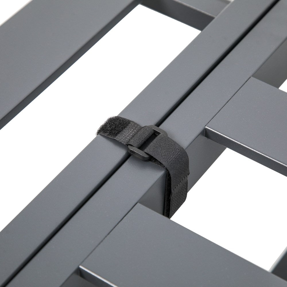 Komfortabelt loungesæt til terrasse og have, grå