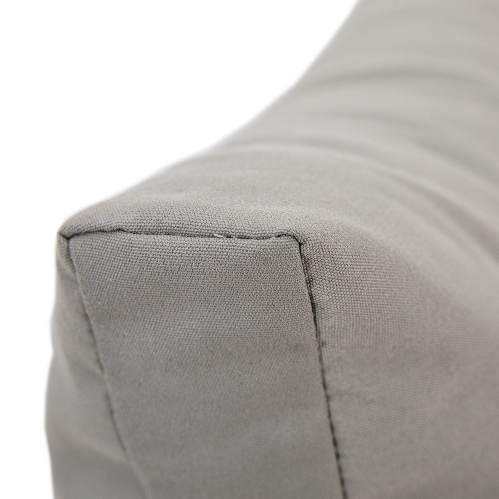 Komfortabelt loungesæt til terrasse og have, grå