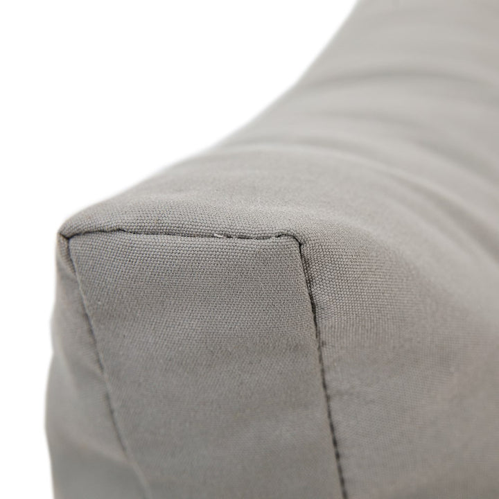 Komfortabelt loungesæt til terrasse og have, grå