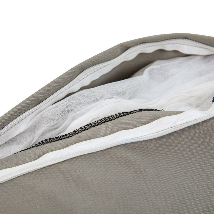 Komfortabelt loungesæt til terrasse og have, grå