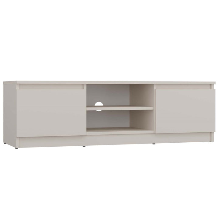 Moderne TV-bord / TV-skab, Dybde: 40 cm Bredde: 120 cm Højde: 36 cm, varm beige