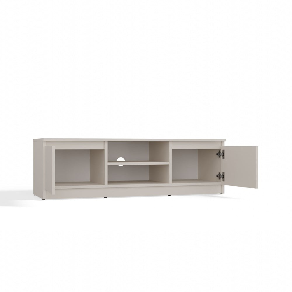 Moderne TV-bord / TV-skab, Dybde: 40 cm Bredde: 120 cm Højde: 36 cm, varm beige