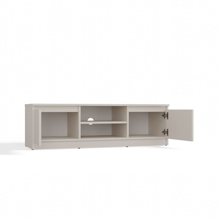 Moderne TV-bord / TV-skab, Dybde: 40 cm Bredde: 120 cm Højde: 36 cm, varm beige