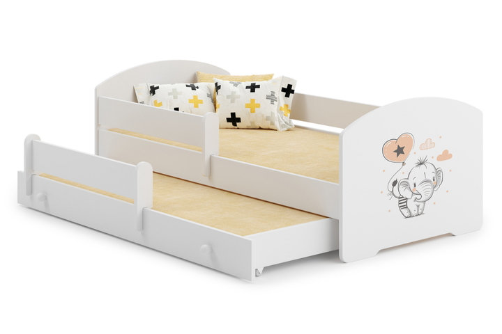 Dobbeltseng Luk 160x80 - Elefant