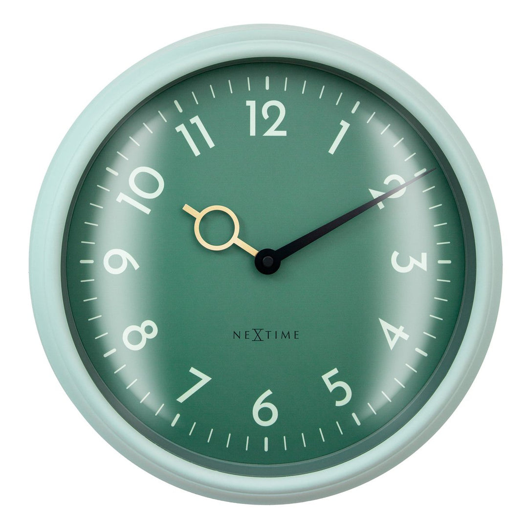Vægur 30,5 cm-Silent-ABS-NeXtime 'Golden Hour Wall'