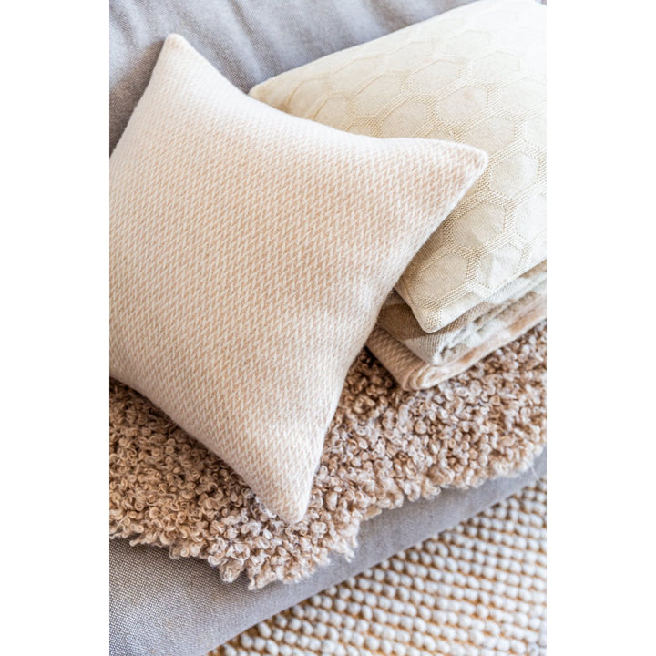 Fanny Wool Pillow-Cover Cream