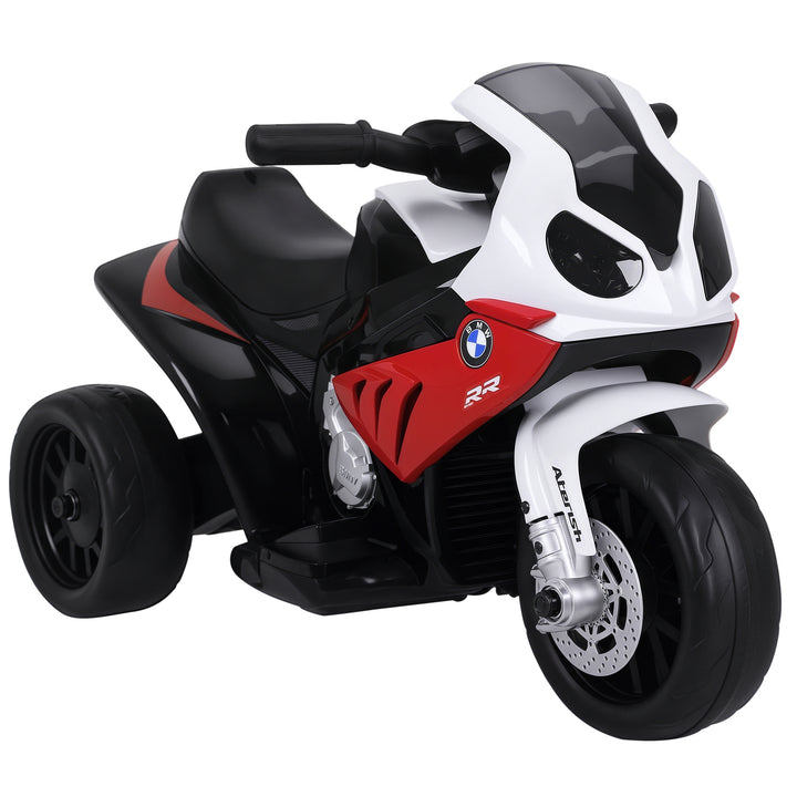 Elektrisk børnemotorcykel bmw s1000rr elmotorcykel med musik, forlygter, børns elmotorcykel til børn fra 18-36 måneder rød