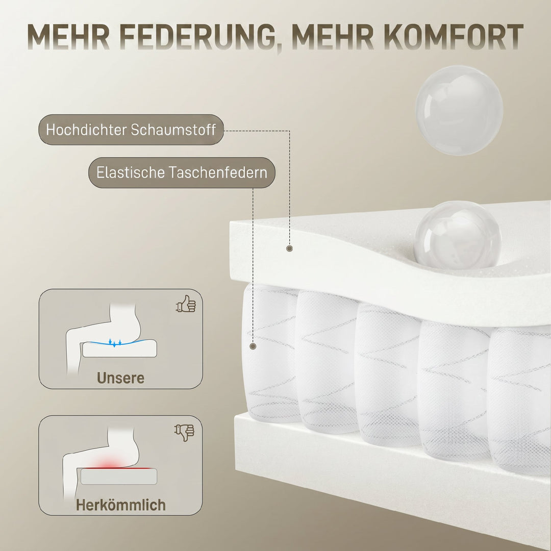 Kontorstol med justerbar nakkestøtte, ergonomisk skrivebordsstol, vippefunktion, højdejusterbar, grå og hvid