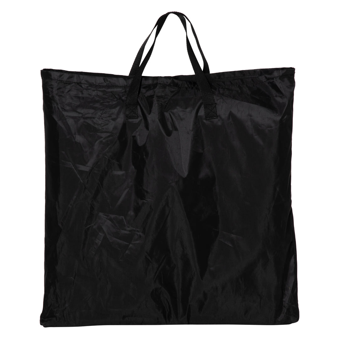 Strandstol, solseng, havestol, foldbar, justerbar ryglæn, sidelomme, 48 cm x 134 cm x 33-43 cm, sort